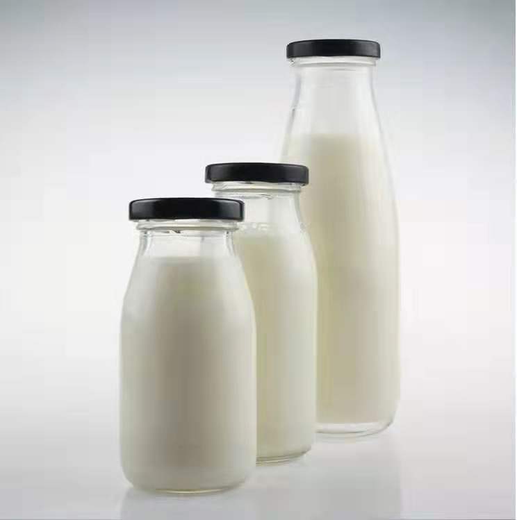 CE Certificated Various Specifications Glass Milk Bottle