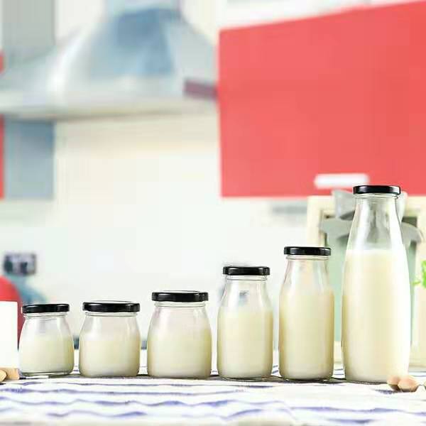 CE Certificated Various Specifications Glass Milk Bottle