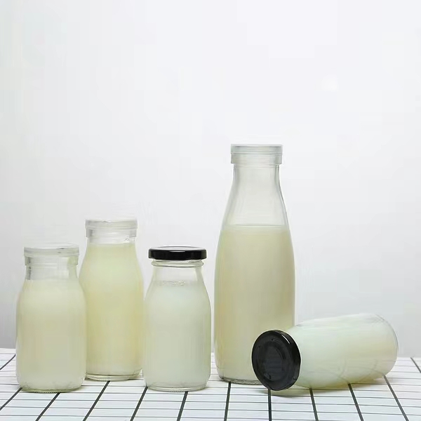 CE Certificated Various Specifications Glass Milk Bottle