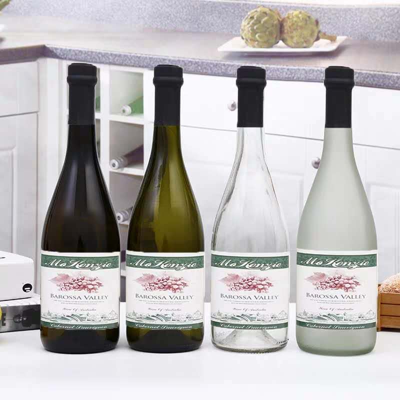 CE certificated Different Sizes Empty Glass Liquor/Wine Bottle