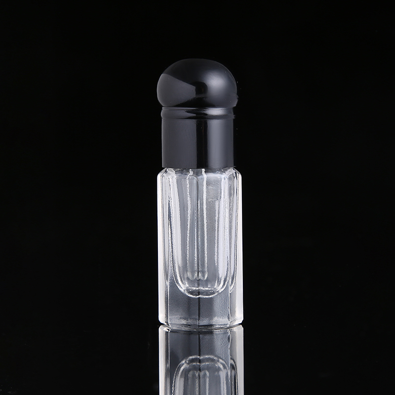 CJ- 2021Hot Sale New Arrived 3ml 6ml 12ml Octagon Mold Empty Glass Oud Oil Bottles With Different Cap
