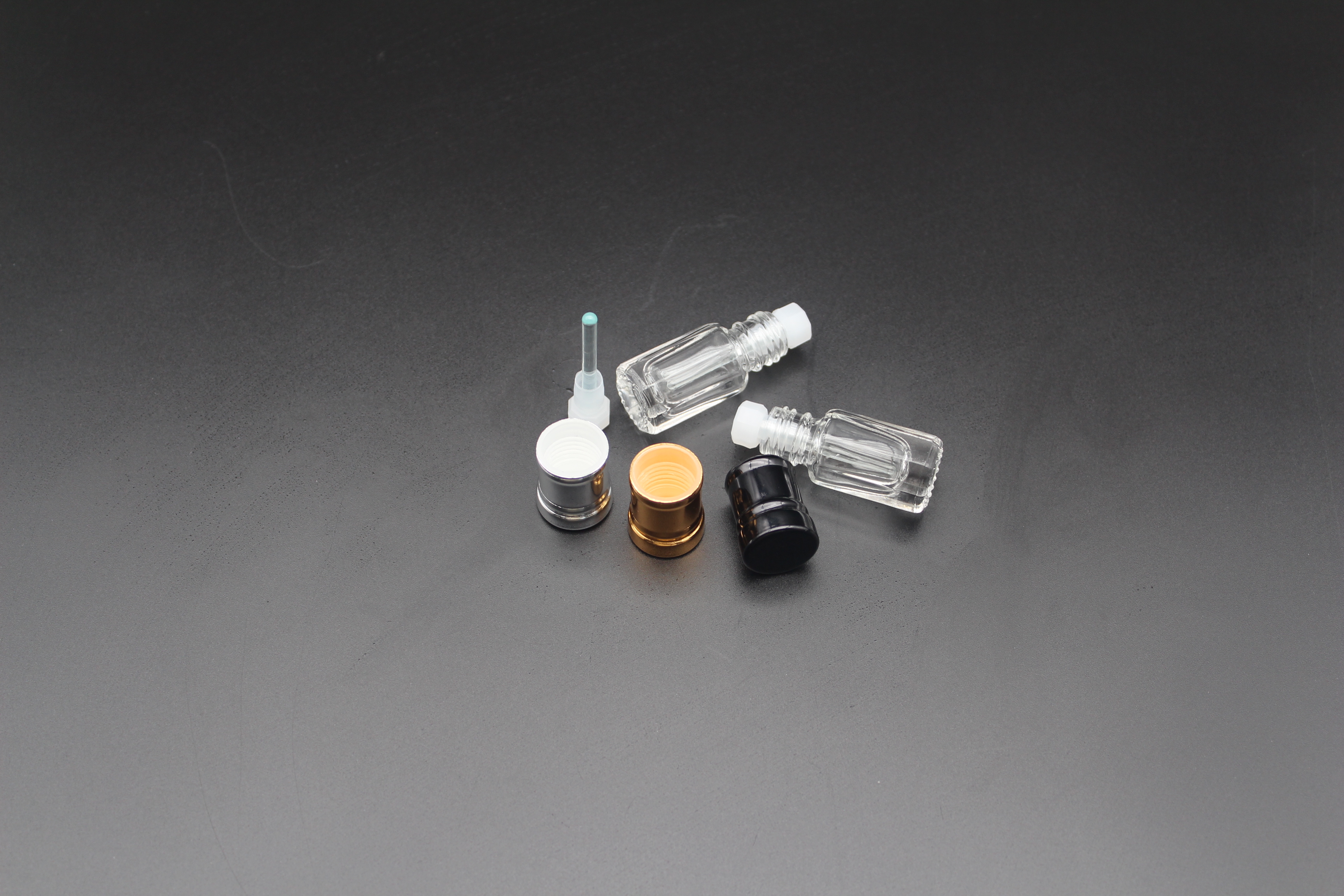 CJ-Cheap Octagonal 3ml 6ml 12 ml Empty Attar Essential Oil Glass Bottle With Glass Stick For Oud Oil