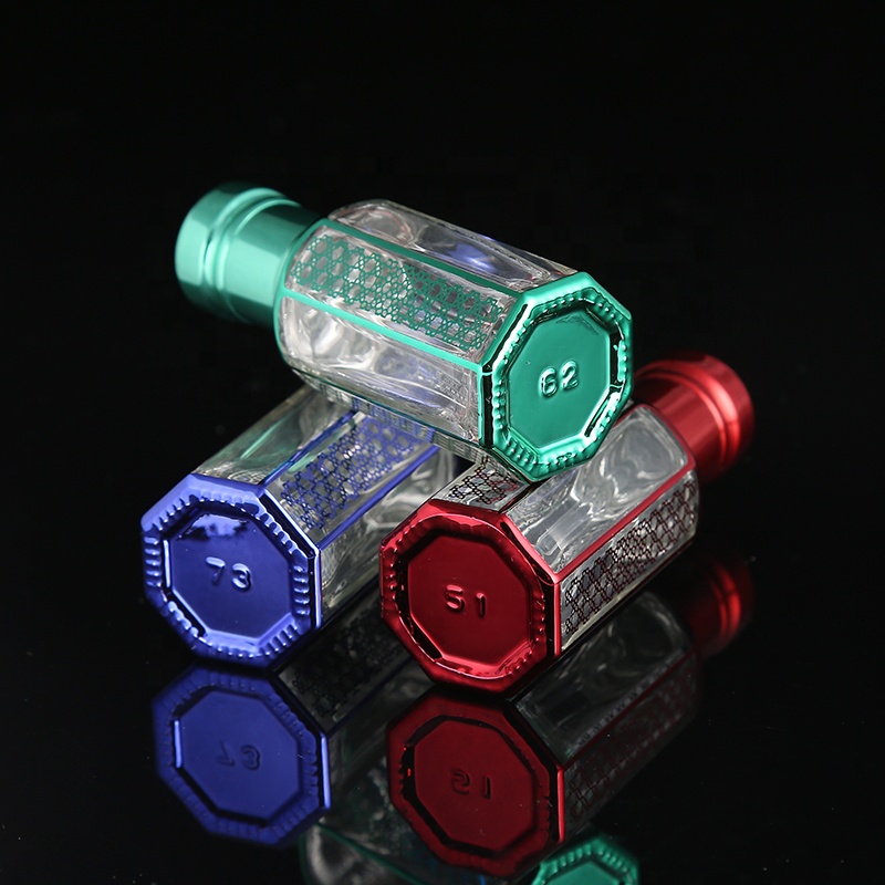 CJ-Factory Direct Sale 3ml 6ml 12ml Fancy Attar Oud Glass Bottles Perfume Oil Bottles WIth Glass Stick