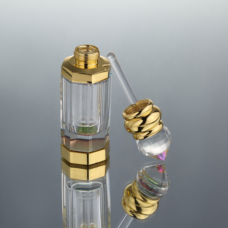 CJ-Fashion Polished Creative Gifts 3ml Drop Glass Perfume Empty Crystal Bottle