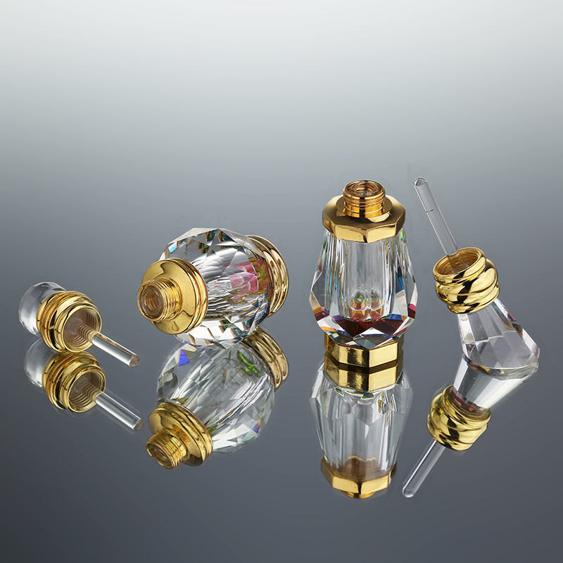 CJ-Fashion Polished Creative Gifts 3ml Drop Glass Perfume Empty Crystal Bottle