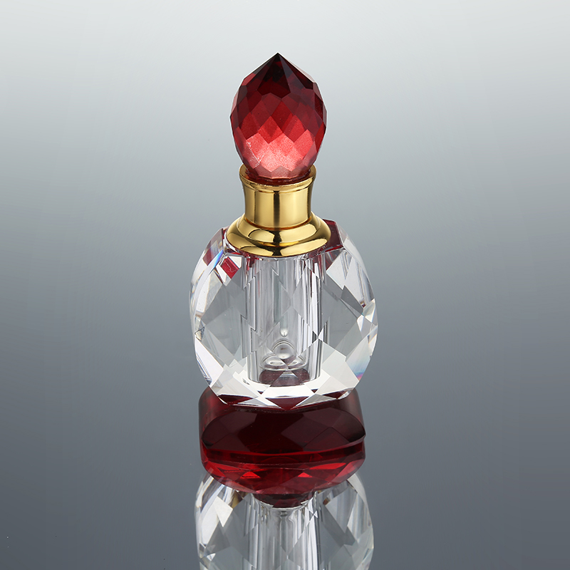 CJ-Hot Selling China Supplier Glass 3ml 6ml 12ml Different Shapes Crystal Perfume Bottle