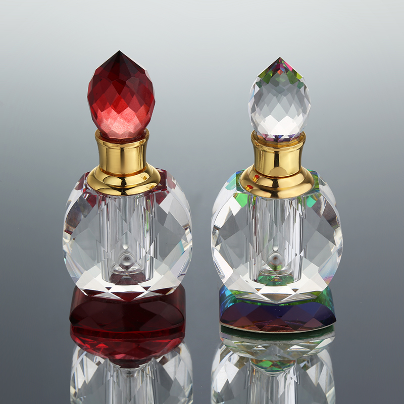 CJ-Hot Selling China Supplier Glass 3ml 6ml 12ml Different Shapes Crystal Perfume Bottle