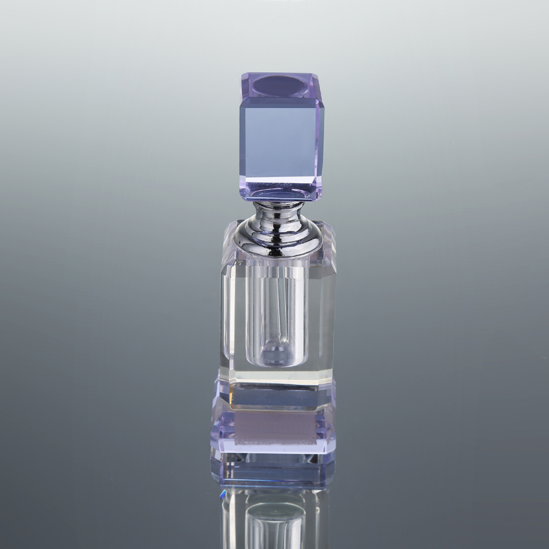 CJ-Latest Design Wholesale Custom Polished Glass Bottles 3ml Crystal Perfume Bottle