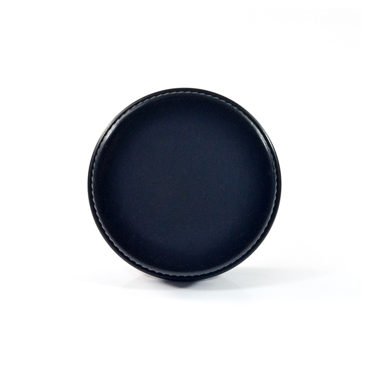 CJOEM top quality 15ml 30ml 50ml cosmetic cream black aluminum jar with screw cap