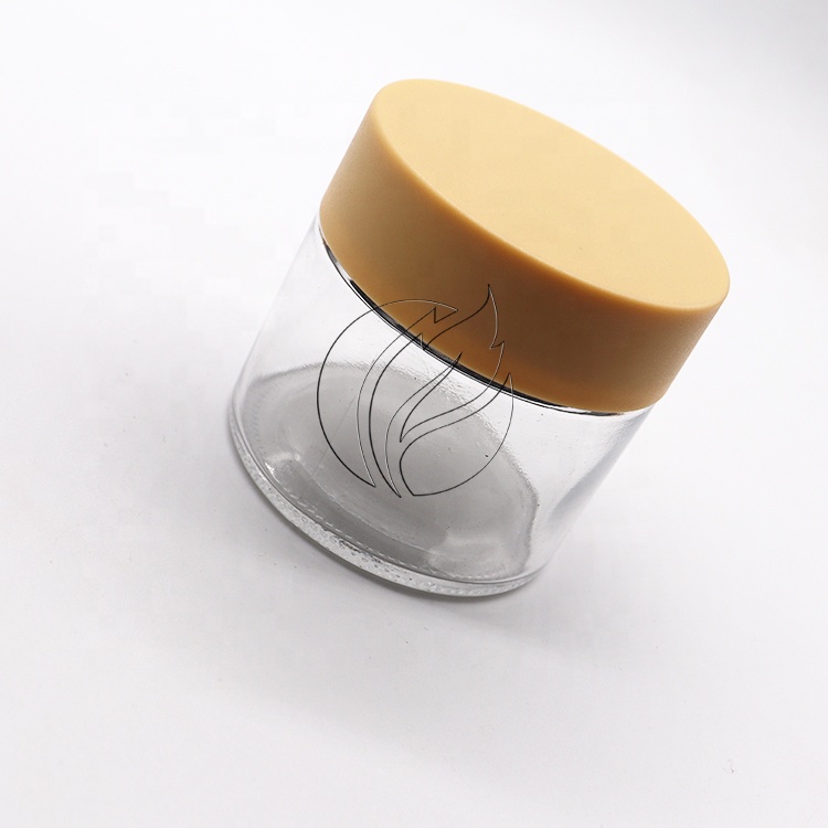 CR CBD Wax Oil Containers Glass Jar Child Resistance Hemp Flower Containers Portable Cream Glass Jar