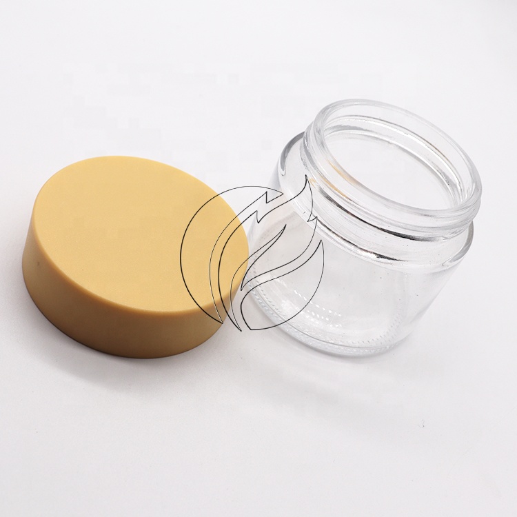 CR CBD Wax Oil Containers Glass Jar Child Resistance Hemp Flower Containers Portable Cream Glass Jar