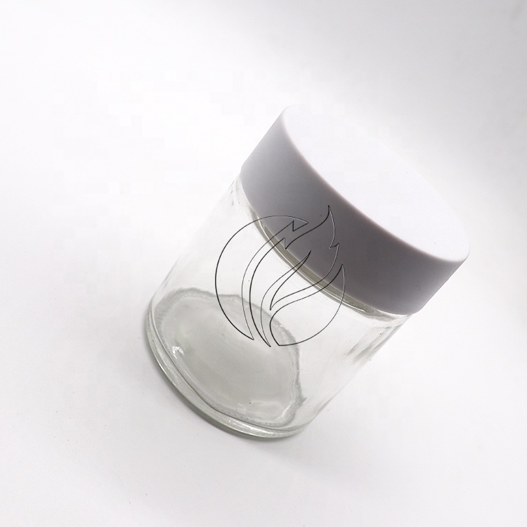 CR CBD Wax Oil Containers Glass Jar Child Resistance Hemp Flower Containers Portable Cream Glass Jar