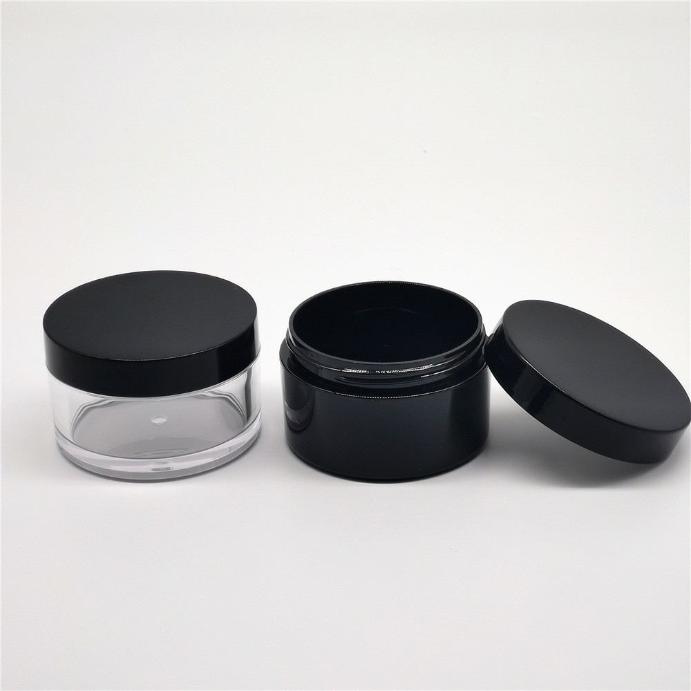 CUSTOMIZED Wholesale Cosmetic Clear Cute Acrylic 15ml Small Plastic Empty Eye Cream Jar