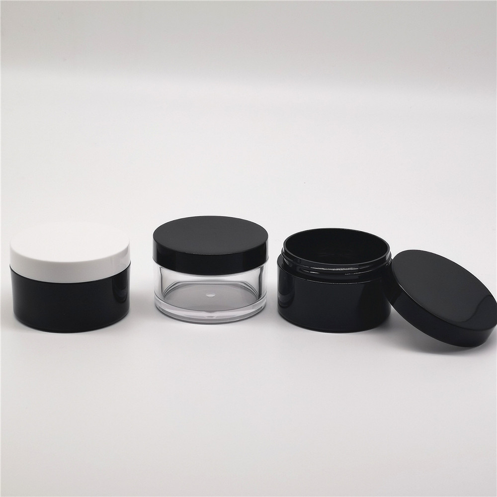 CUSTOMIZED Wholesale Cosmetic Clear Cute Acrylic 15ml Small Plastic Empty Eye Cream Jar