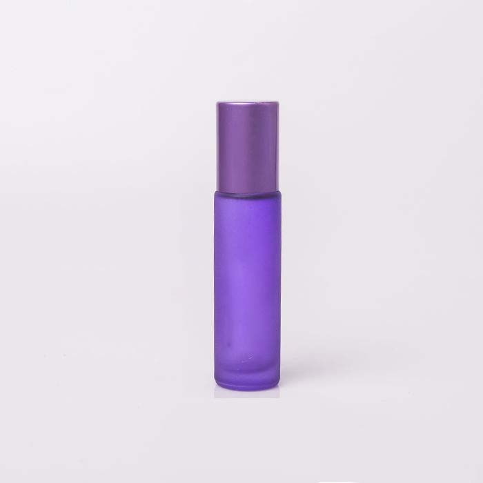 Canada hot sale 4ml 6ml 10ml clear roll on glass skincare bottle with steel ball