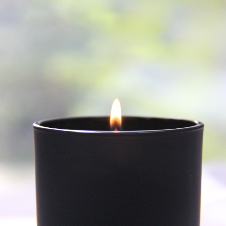 Candle Making Jar 8 Oz Textured Matte With Wood Lid Candle Jars Glass Candle