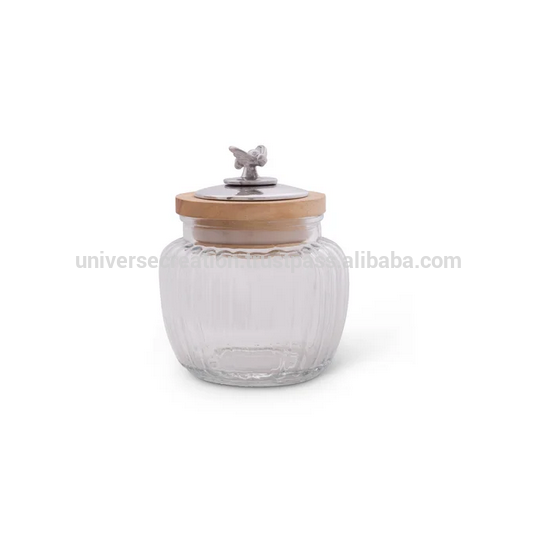 Candle jar with lid