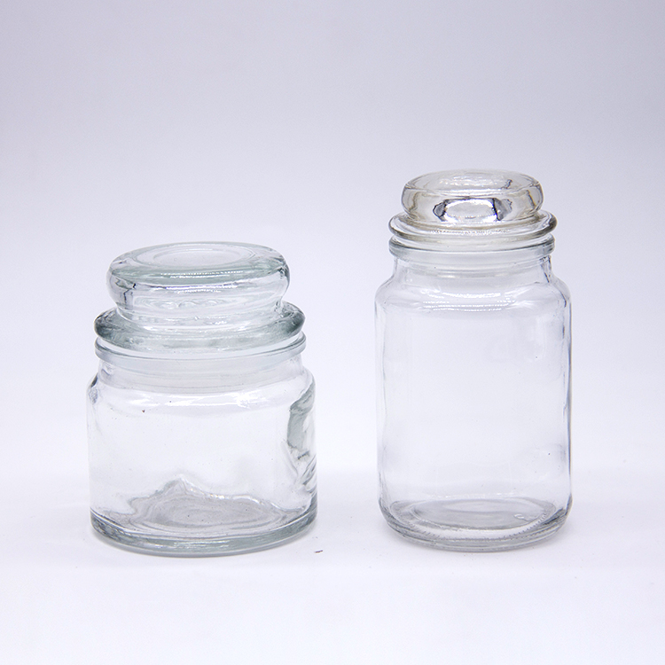 Canister Coffee Glass Jar Replacement, Sugar Tea Storage Container Jars With Bamboo Lids