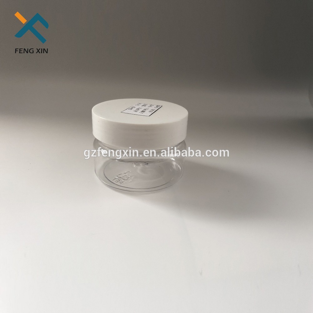 Canned food use and plastic cosmetic cream jar
