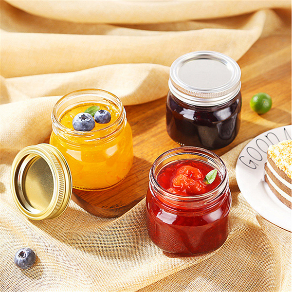 Canning 250ml 8oz Fruit jelly packaging Glass Mason Jars