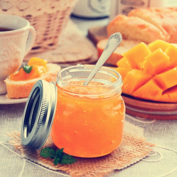 Canning 250ml 8oz Fruit jelly packaging Glass Mason Jars