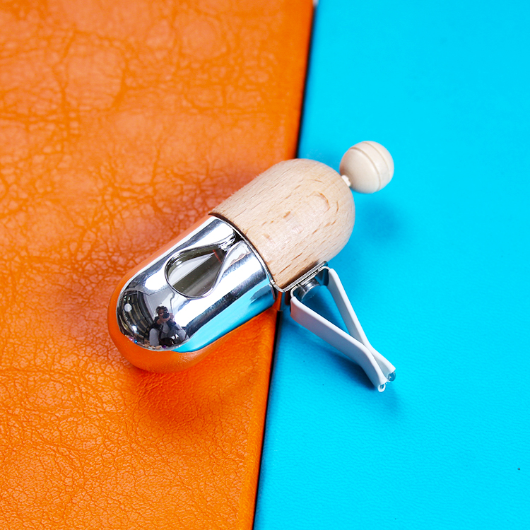 Capsule shape Essential Oils Auto Car Perfume Glass Bottle Air Freshener Ornament Perfume Bottle