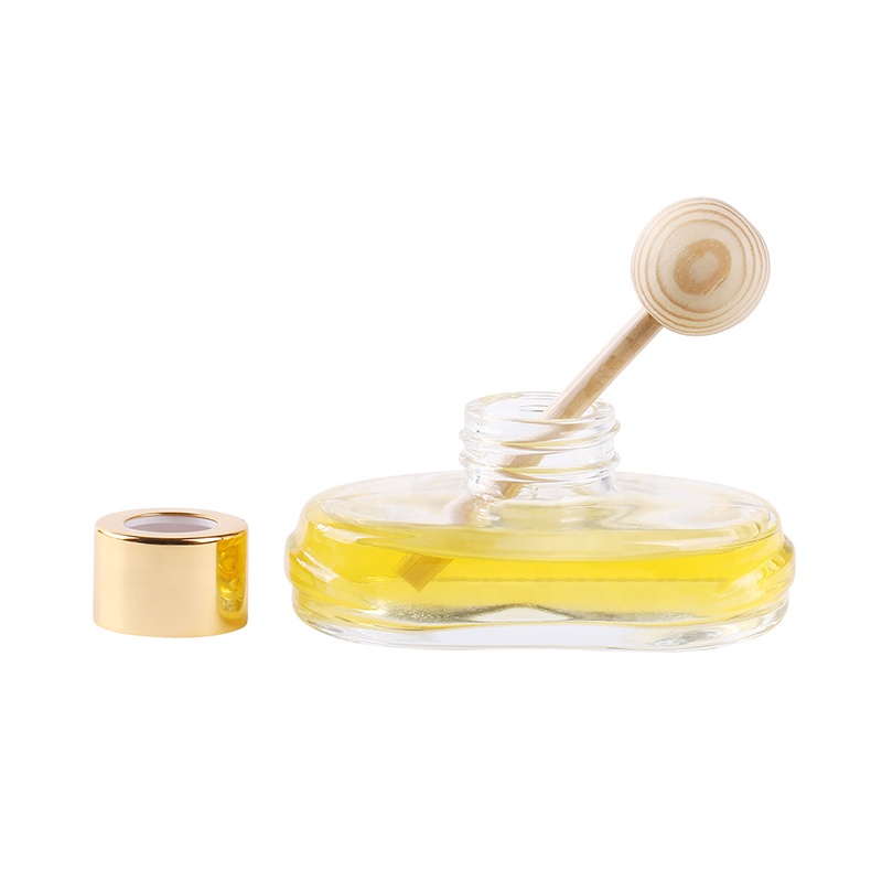 Car Air Freshener Diffuser Fragrance Clear Glass Empty Perfume Bottle Essential Oil Bottle