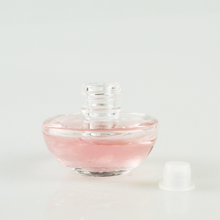 Car Diffuser Glass Bottle with Hanging String Car Decorative Clear Glass Perfume Oil Bottle