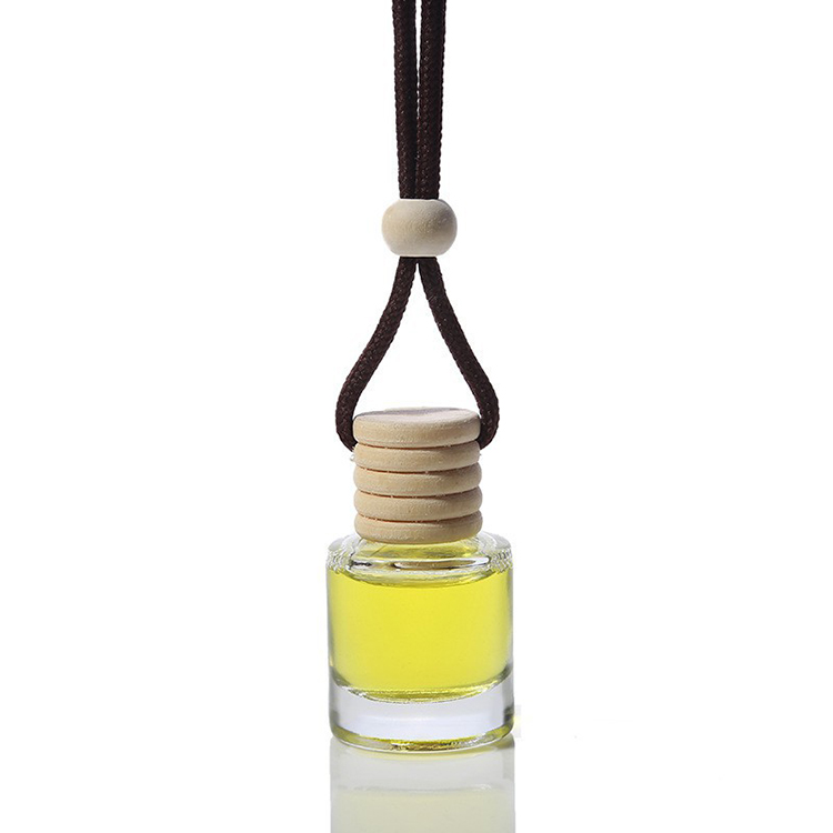 Car Hanging Air Freshener Diffuser Fragrance Clear Glass Empty Perfume Bottle Essential Oil Bottle