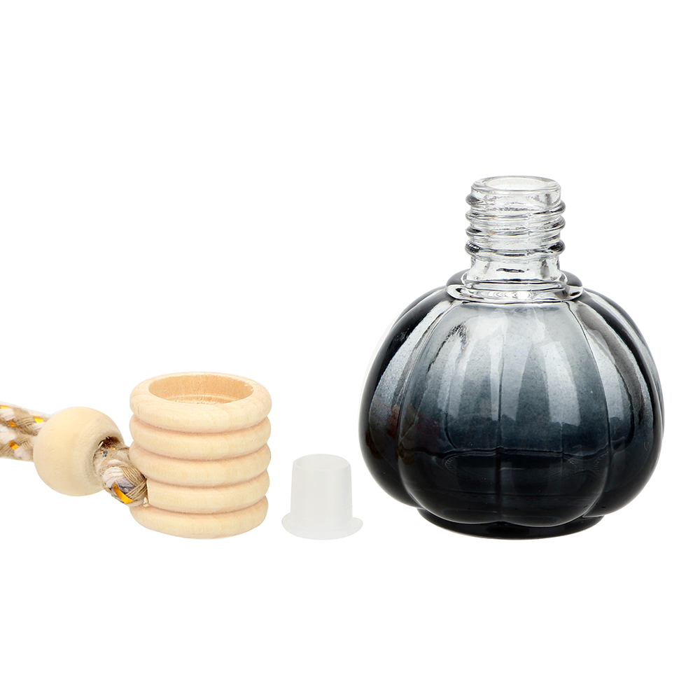 Car Hanging Perfume Empty Glass Bottle 10ml For Essential Oils Diffuser Fragrance