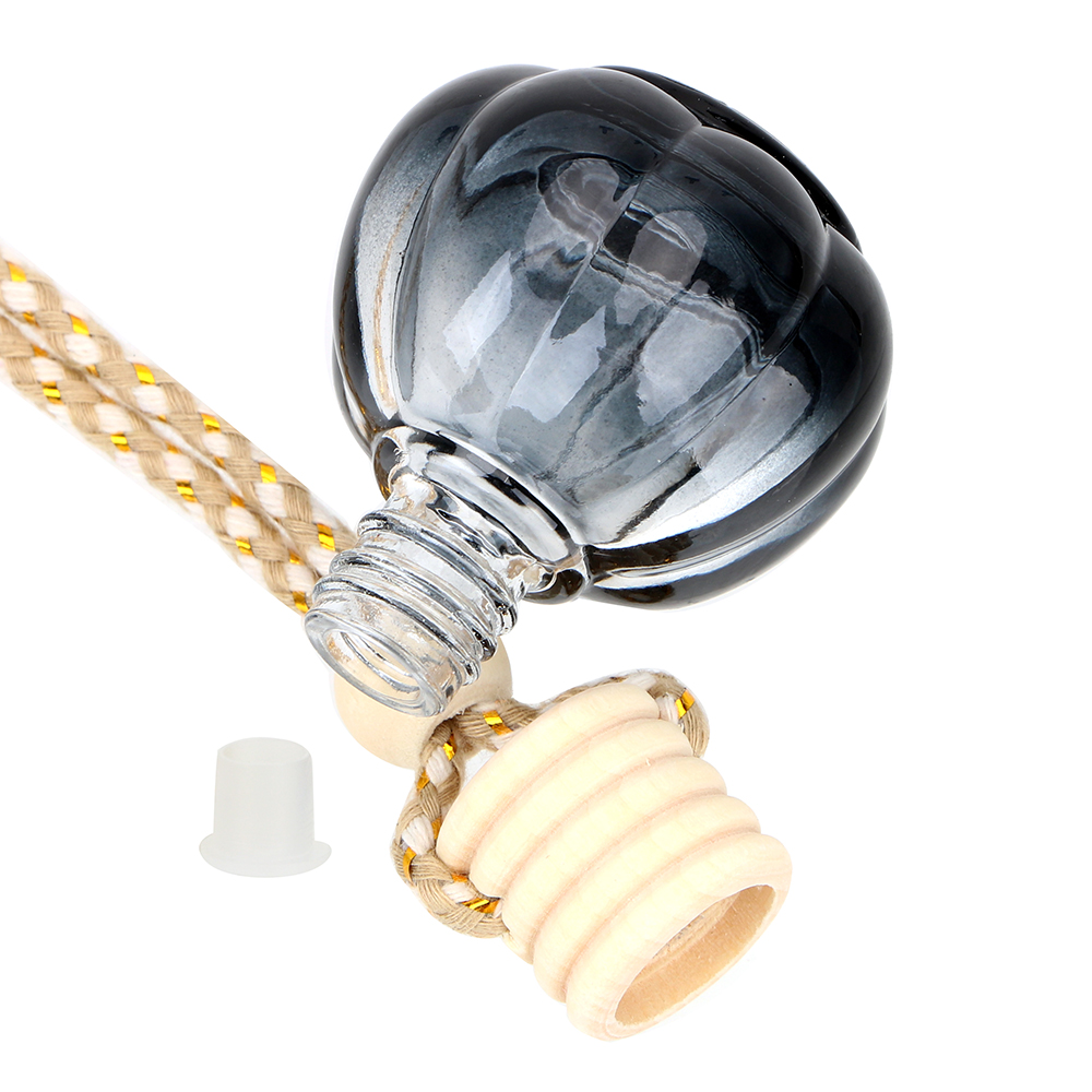 Car Hanging Perfume Empty Glass Bottle 10ml For Essential Oils Diffuser Fragrance