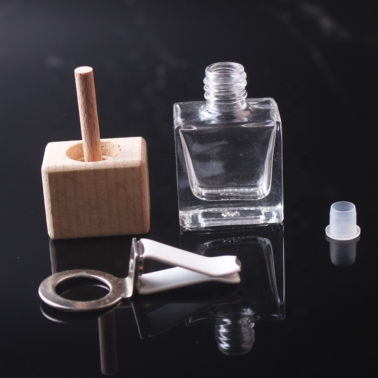 Car Outlet Air Conditioning Vents Deodorant Perfume Brilliant Transparent Bottle Car Pendant Boutique Clip