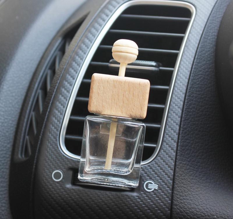 Car Outlet Air Conditioning Vents Deodorant Perfume Brilliant Transparent Bottle Car Pendant Boutique Clip