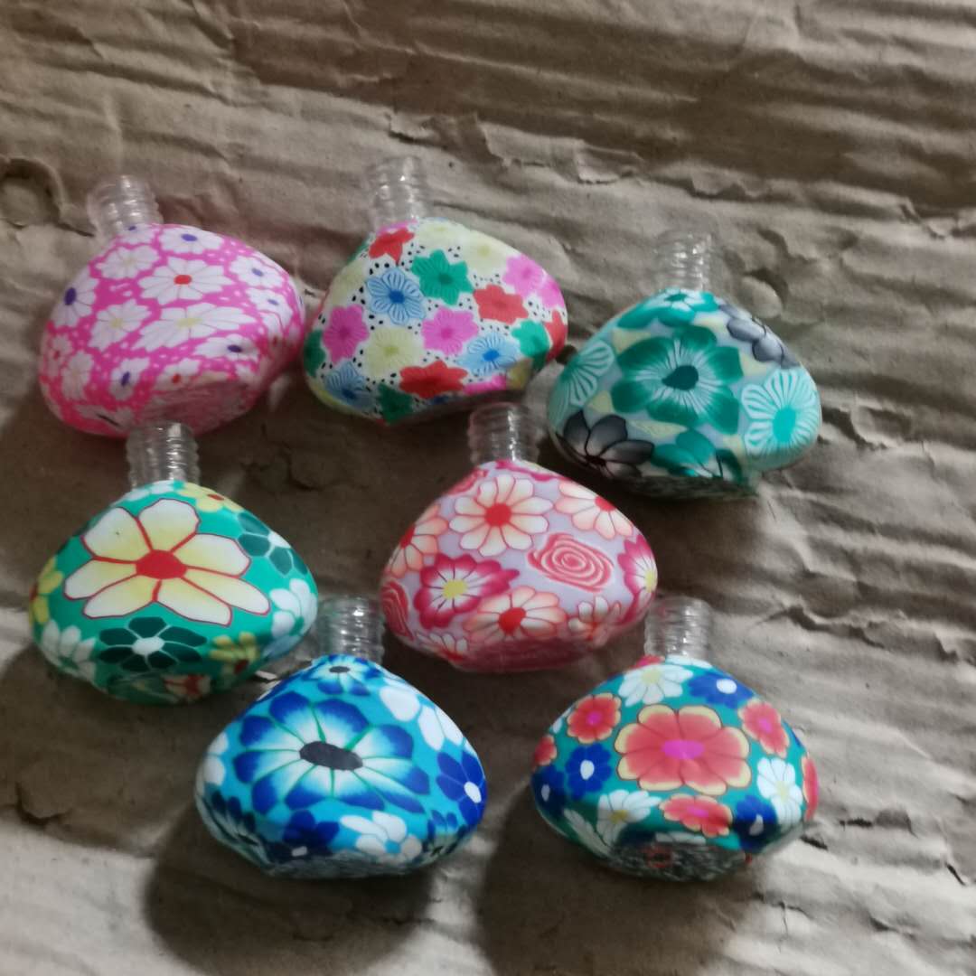 Car+Perfume+Bottle Essential Oils Air Defuser Empty Round Perfume Hanging Car Freshener Bottle