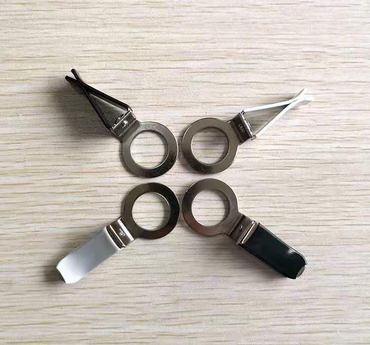 Car Vent Clip White Black Rotatable Mini Metal Clips Car Perfume Bottle Vent Clips for Car Diffuser Glass Bottles