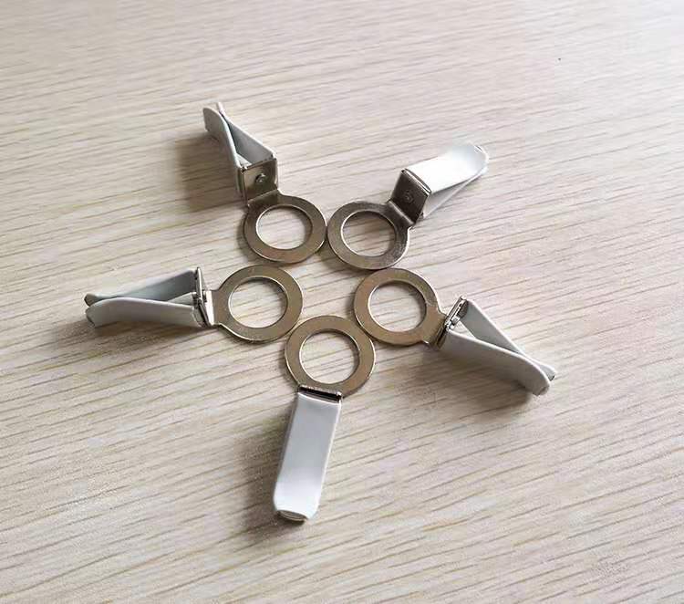 Car Vent Clip White Black Rotatable Mini Metal Clips Car Perfume Bottle Vent Clips for Car Diffuser Glass Bottles
