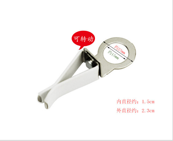 Car Vent Clip White Black Rotatable Mini Metal Clips Car Perfume Bottle Vent Clips for Car Diffuser Glass Bottles