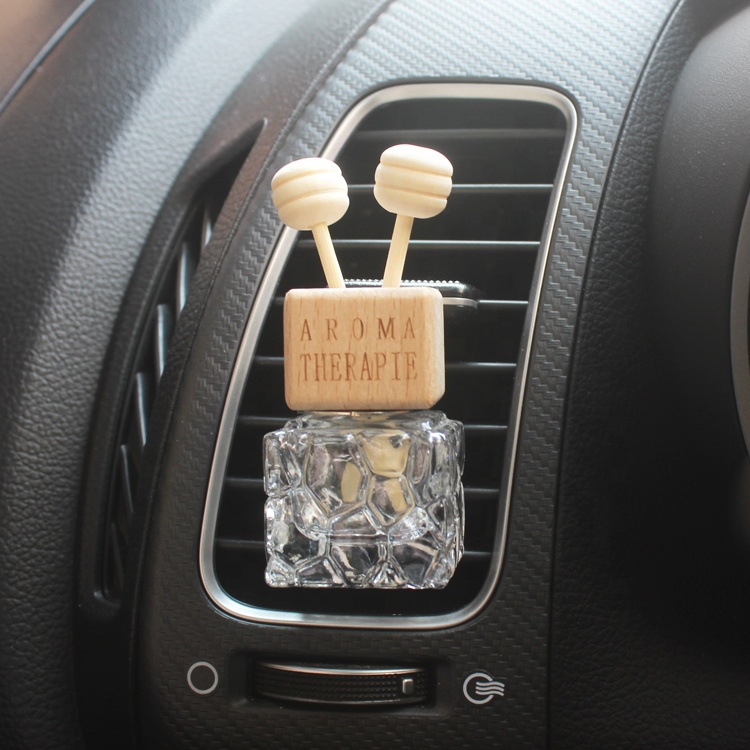Car perfume making machine  fragrantl oil car diffuser vent clip hanging dual use honeycomb bottles