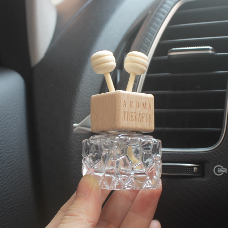Car perfume making machine fragrantl oil car diffuser vent clip hanging dual use honeycomb bottles