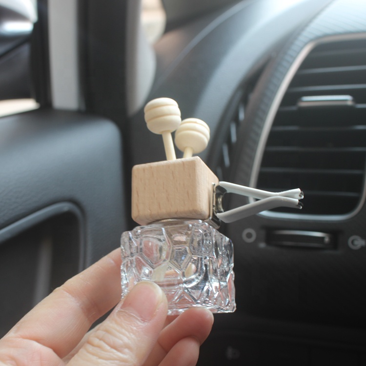 Car perfume making machine fragrantl oil car diffuser vent clip hanging dual use honeycomb bottles