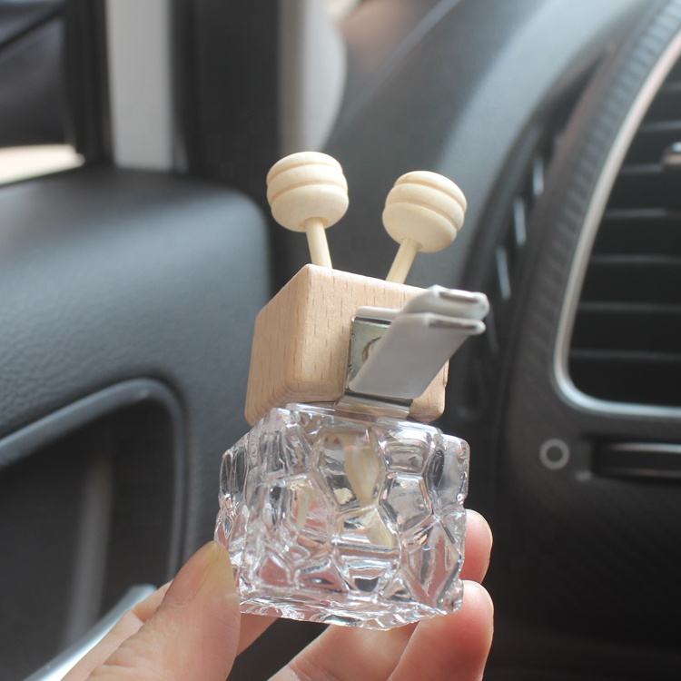 Car perfume making machine fragrantl oil car diffuser vent clip hanging dual use honeycomb bottles