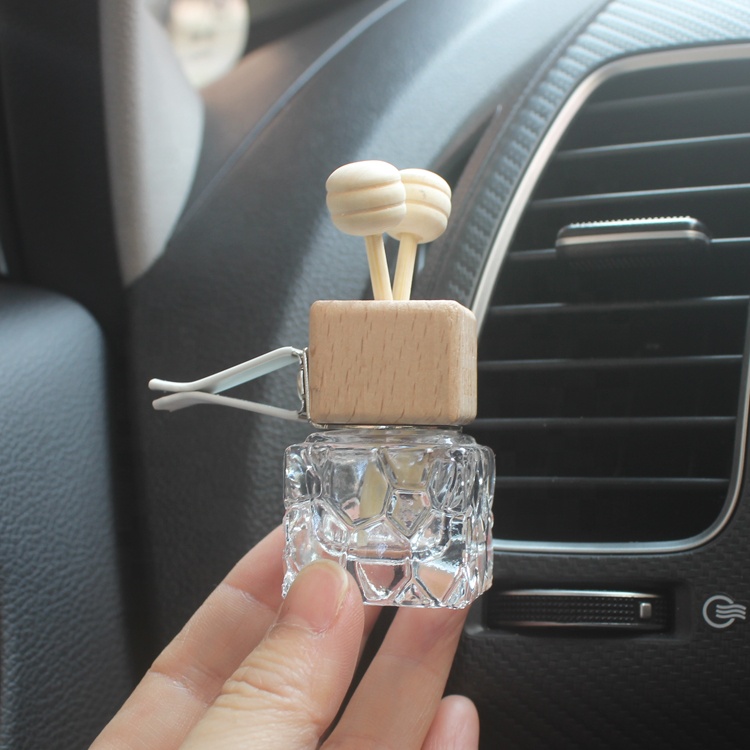 Car perfume making machine fragrantl oil car diffuser vent clip hanging dual use honeycomb bottles