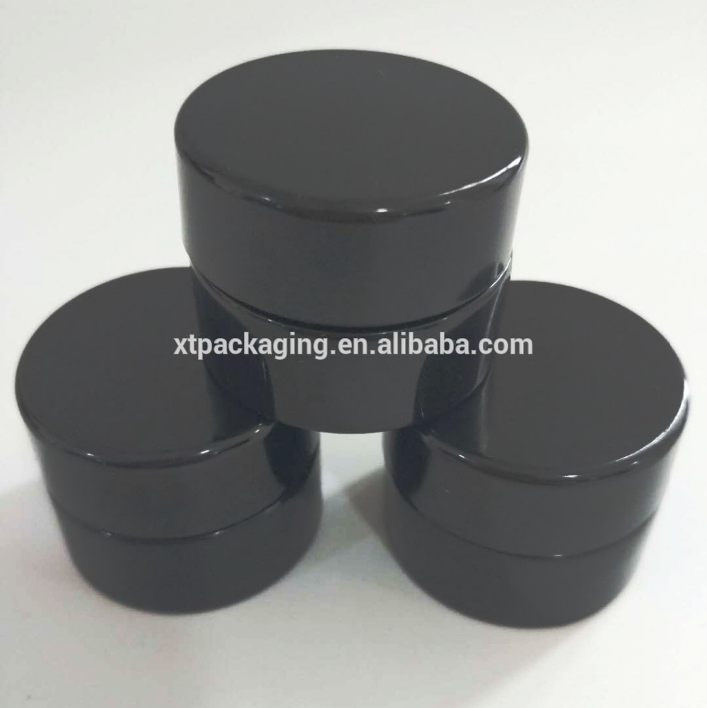 Cbd Jar CBD Weed Packaging Empty Cosmetic Cream Dark Violet 100ml 200ml 250ml Uv Glass Jar