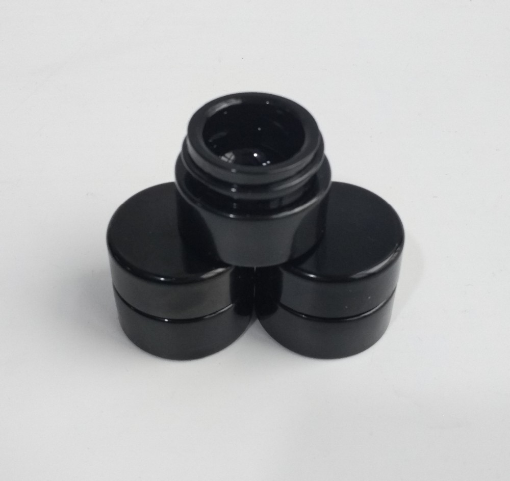 Cbd Jar CBD Weed Packaging Empty Cosmetic Cream Dark Violet 100ml 200ml 250ml Uv Glass Jar