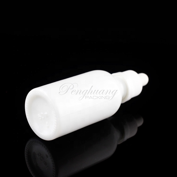 Ceramic Bottle for Essential Oil White Pump Glass Roll on 10ml 15ml 20ml 30ml 50ml 100ml Screen Printing Cosmetic Personal Care