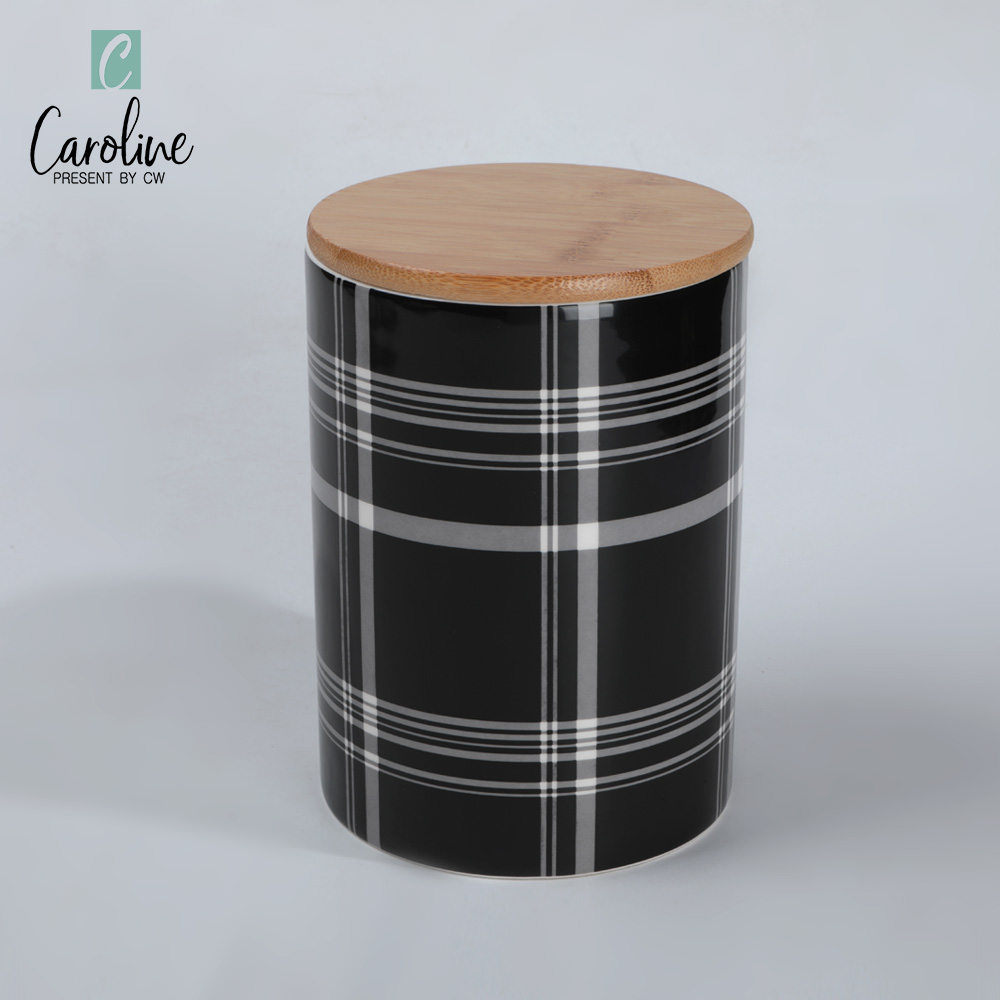 Ceramic Canister with Lid Wholesale