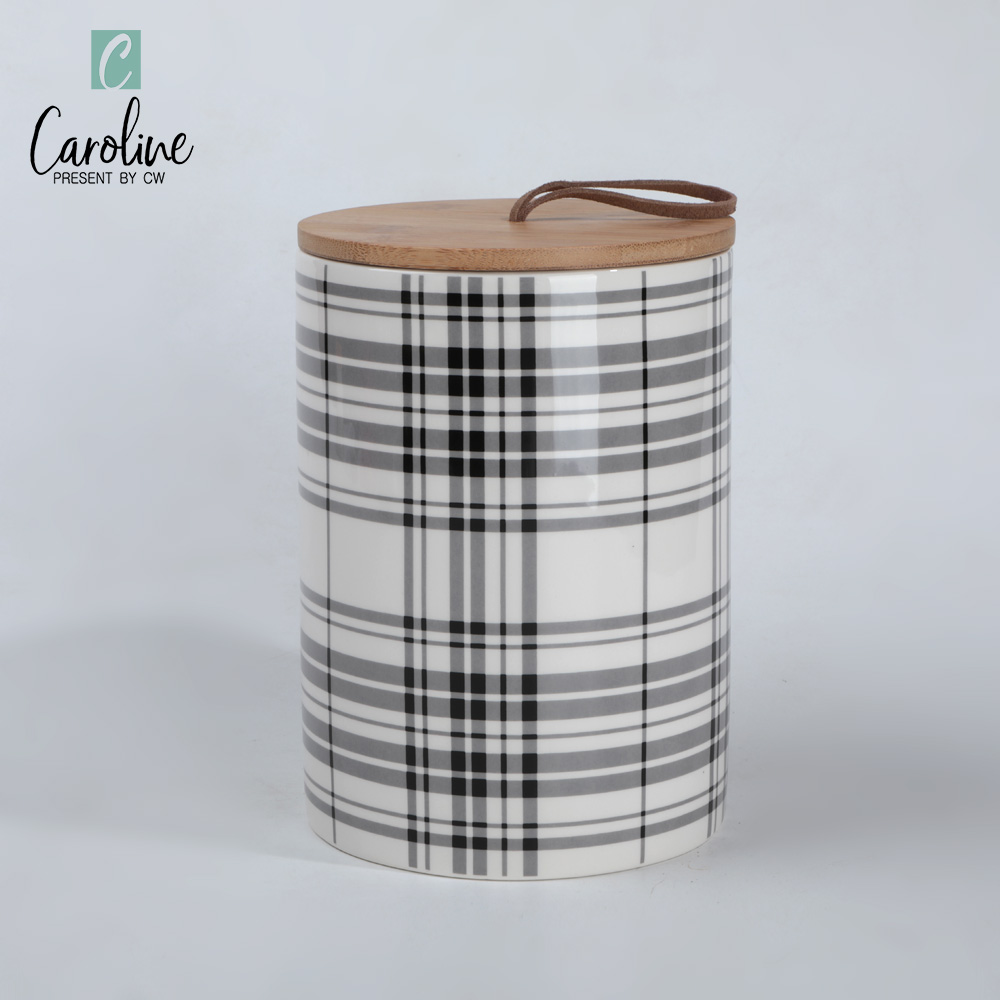 Ceramic Canister with Lid Wholesale