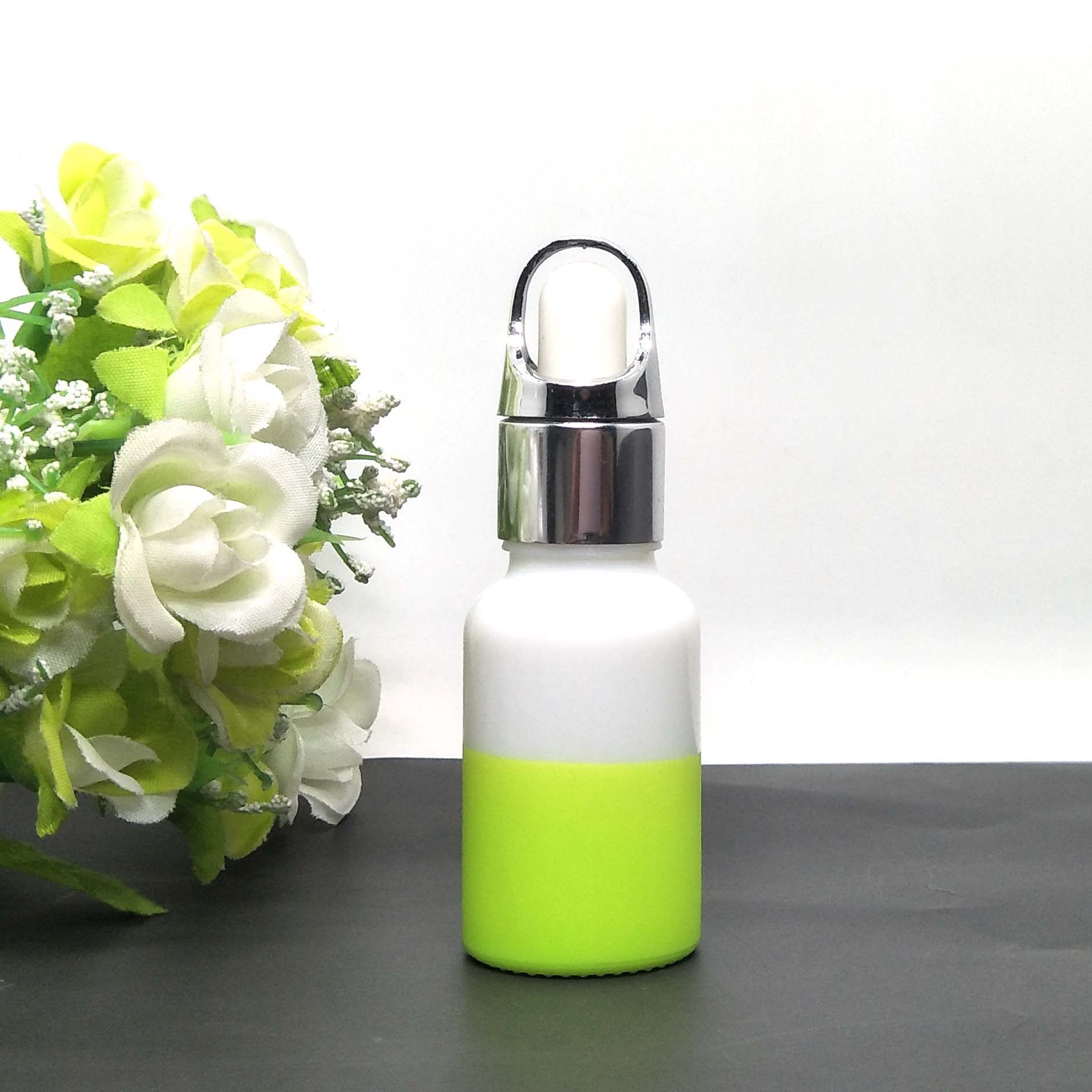 Ceramic Essence Oil Skin Care Massage Oil Opal White Bottle 10ml 15ml 20ml 30ml 50ml 100ml Dropper Plastic Roll on Personal Care