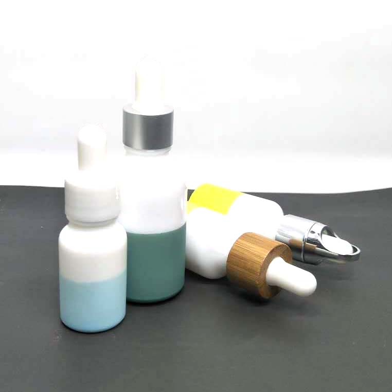 Ceramic Essence Oil Skin Care Massage Oil Opal White Bottle 10ml 15ml 20ml 30ml 50ml 100ml Dropper Plastic Roll on Personal Care