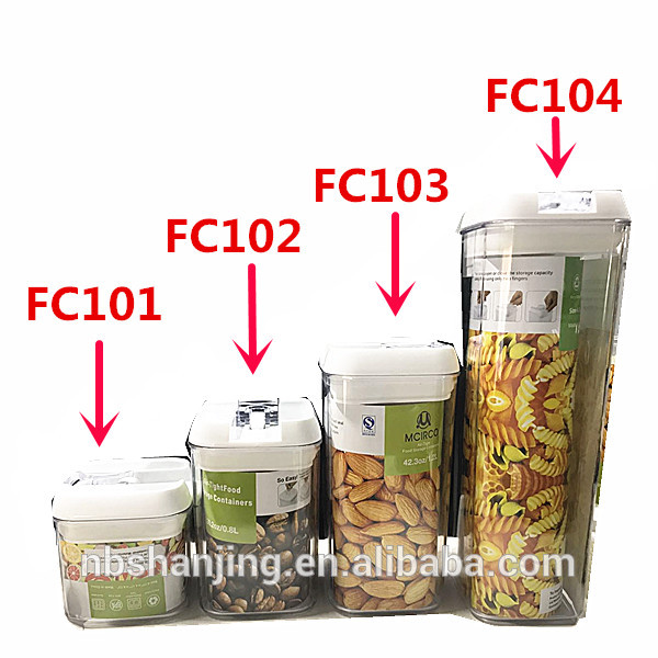 Cereal Storage Container Set BPA Free Plastic Airtight Food Storage Containers 135.2 fl oz for Cereal Snacks and Sugar